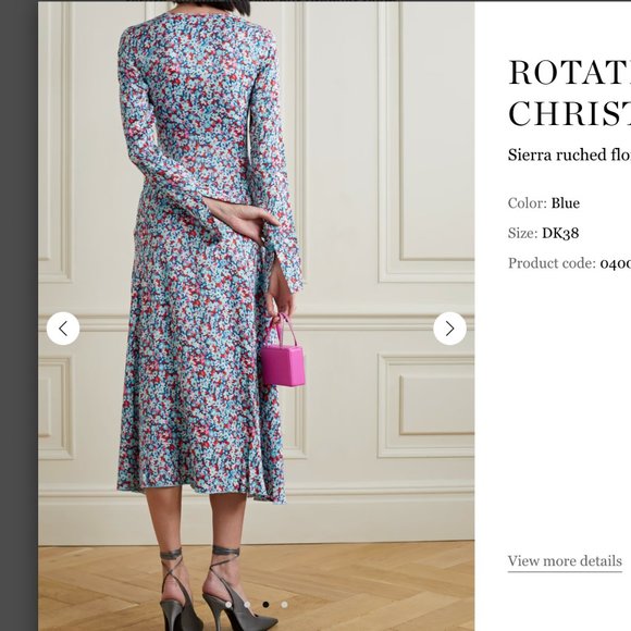 ROTATE BIRGER CHRISTENSEN Floral print dress - Picture 3 of 4